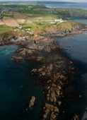 Aerial photography of cornwall, this photo is the Lizard Point